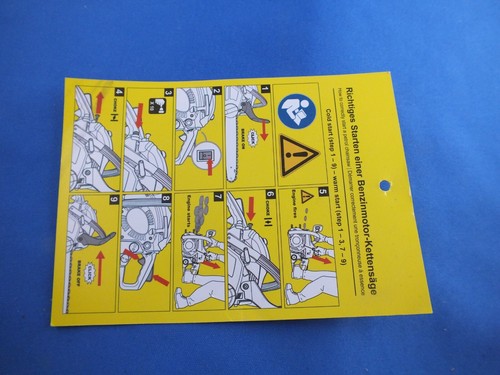 Richtiges starten benzinmotor - richtiges,